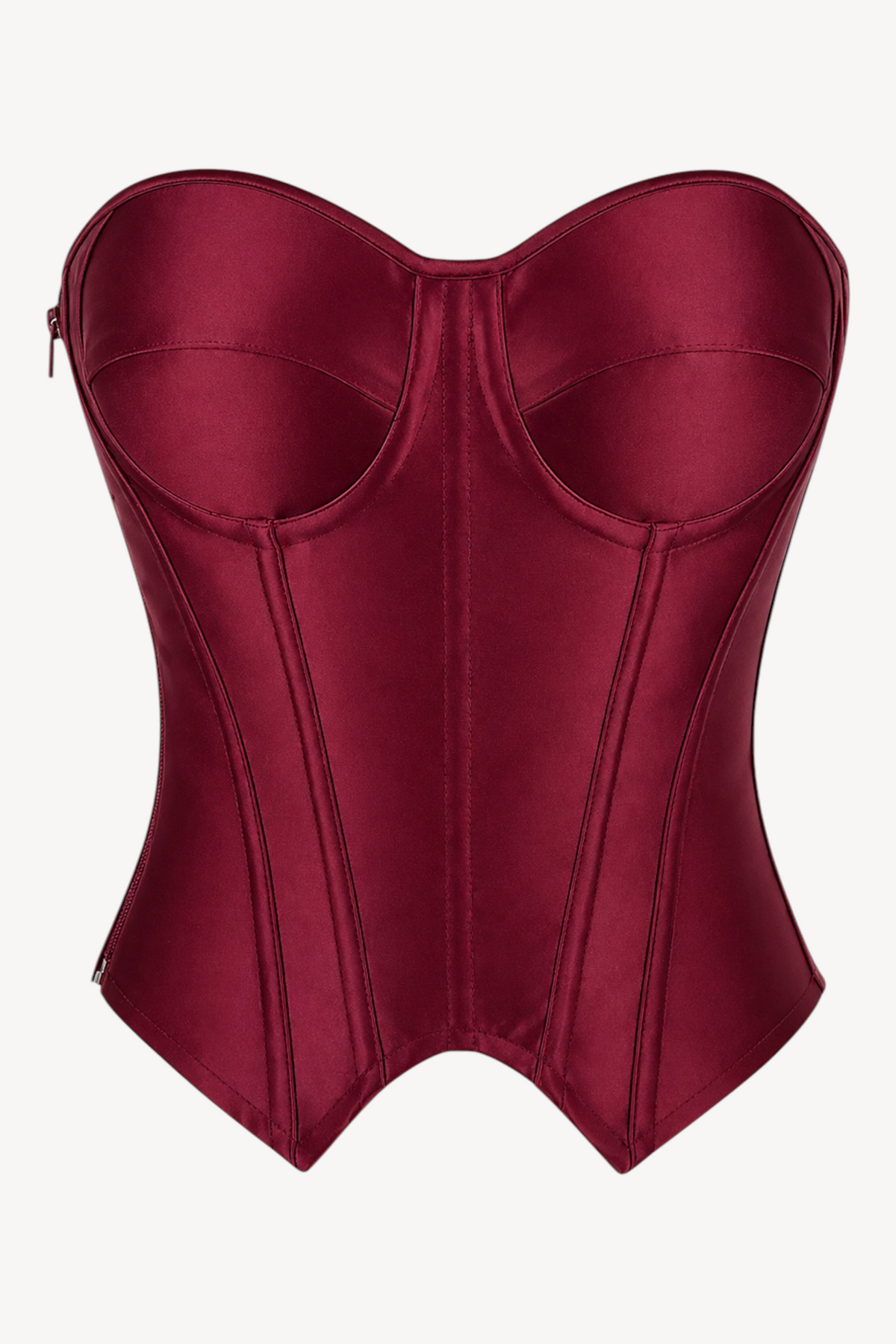 Bordeaux Sculpt Corset Top
