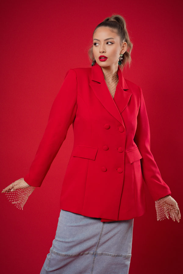 Paula Blazer - Red
