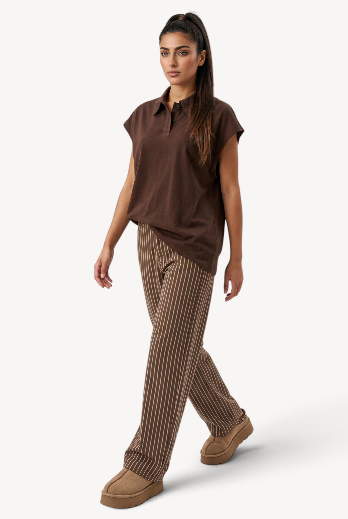 Cocoa Polo Top