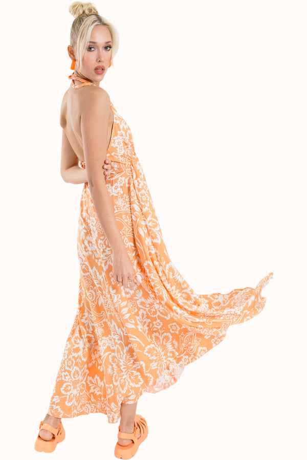Elsy Dress - Orange