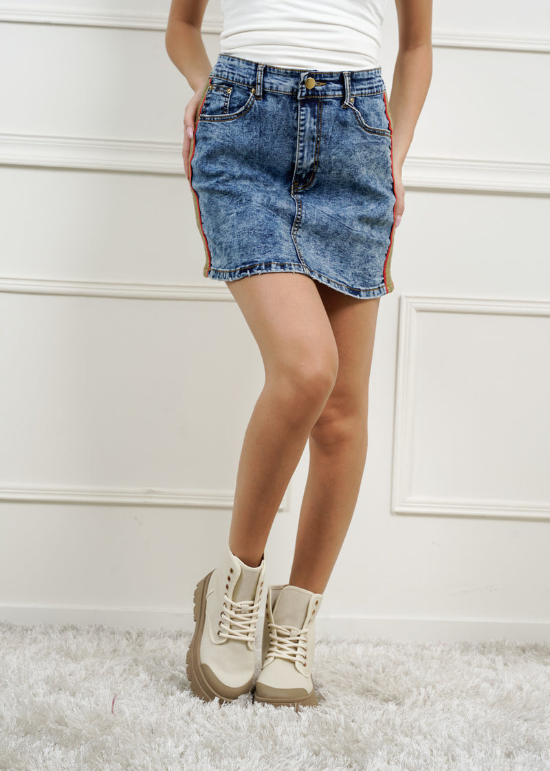 Skirt Vayaa - Denim Blue