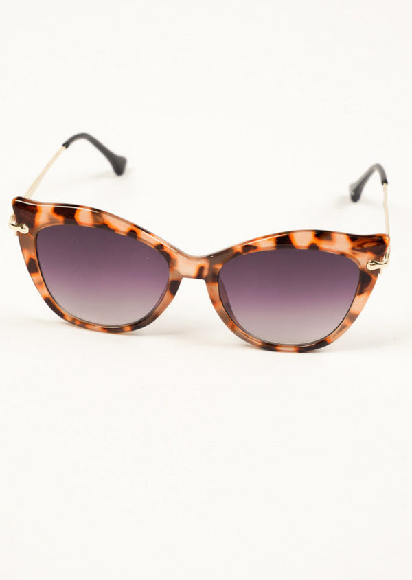 Strappy Sunglasses - Peach