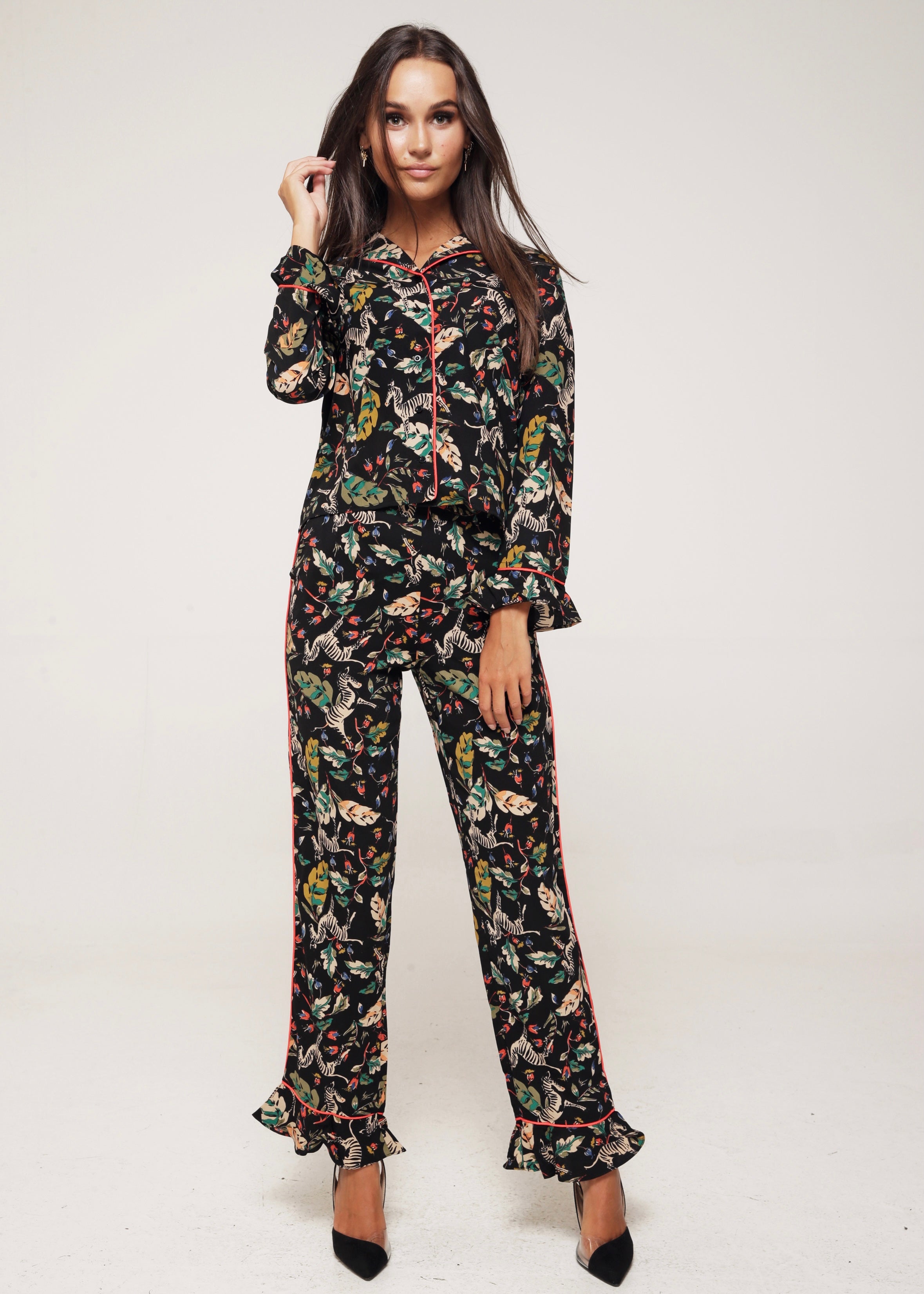 Top Blossom- Black