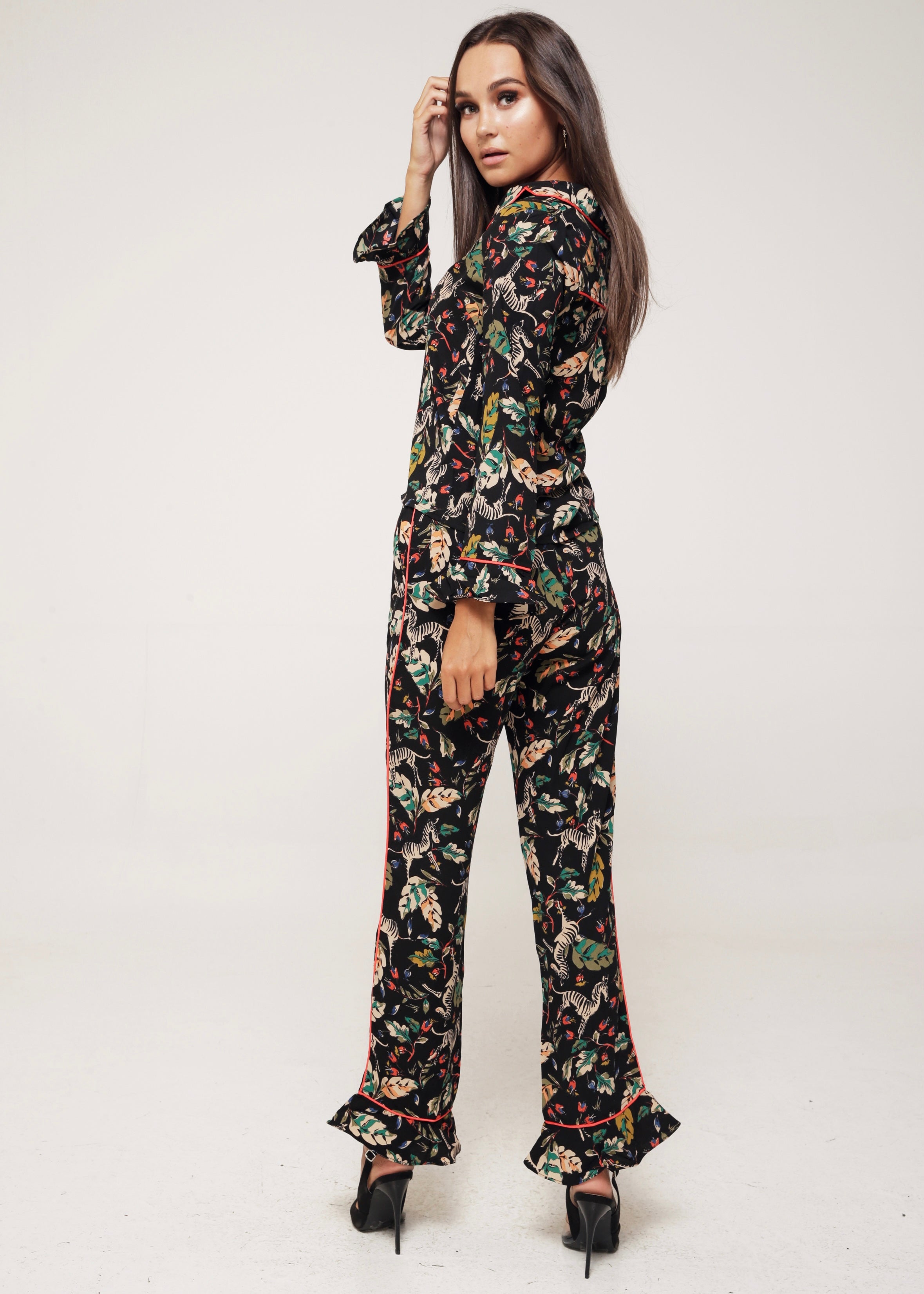 Top Blossom- Black