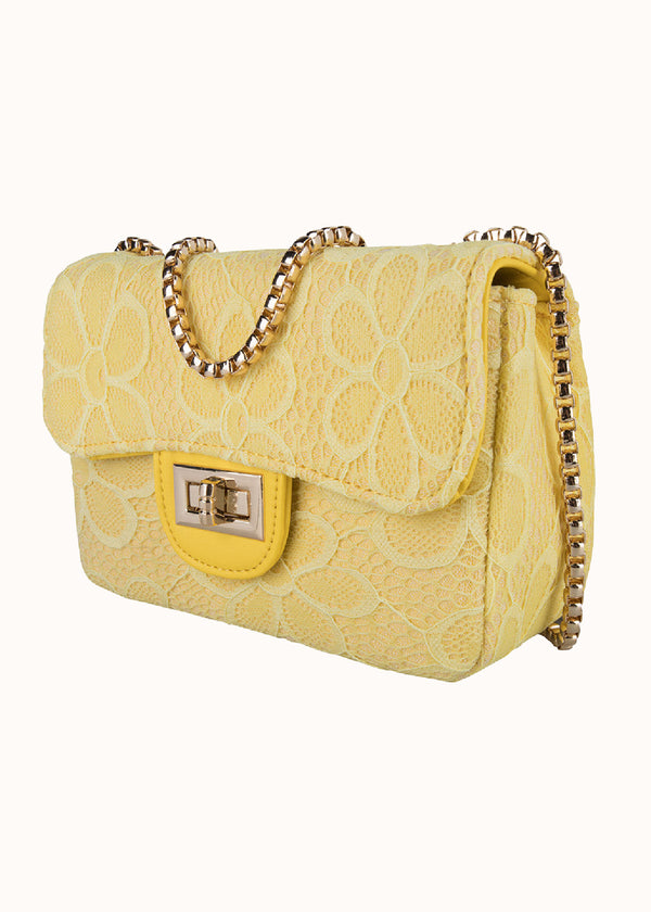 Cutie lace bag - Yellow