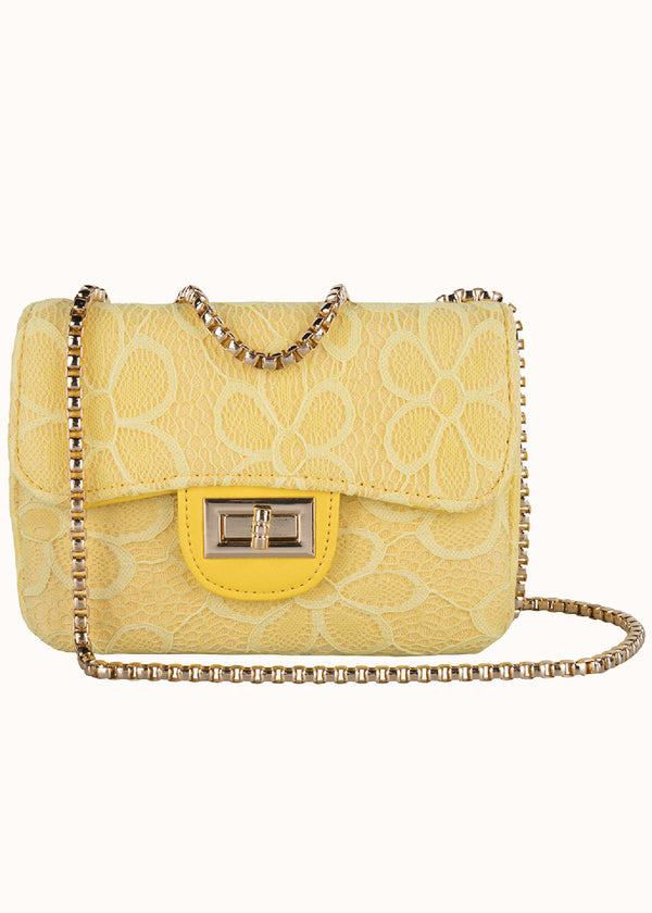 Cutie lace bag - Yellow