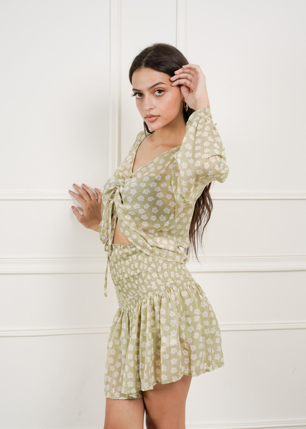 Solene Top - Green