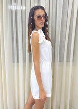 Ellie Playsuit - White