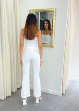 Sara Trouser - White